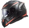 LS2 FF800 STORM II-06 RACER helma matná-titan/oranžová vel.M